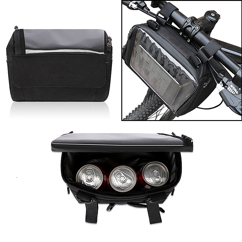 Borsa del telefono della bici del touch screen che cicla il sacchetto impermeabile 20x8x10cm all'aperto del portafoglio della cassa del telefono