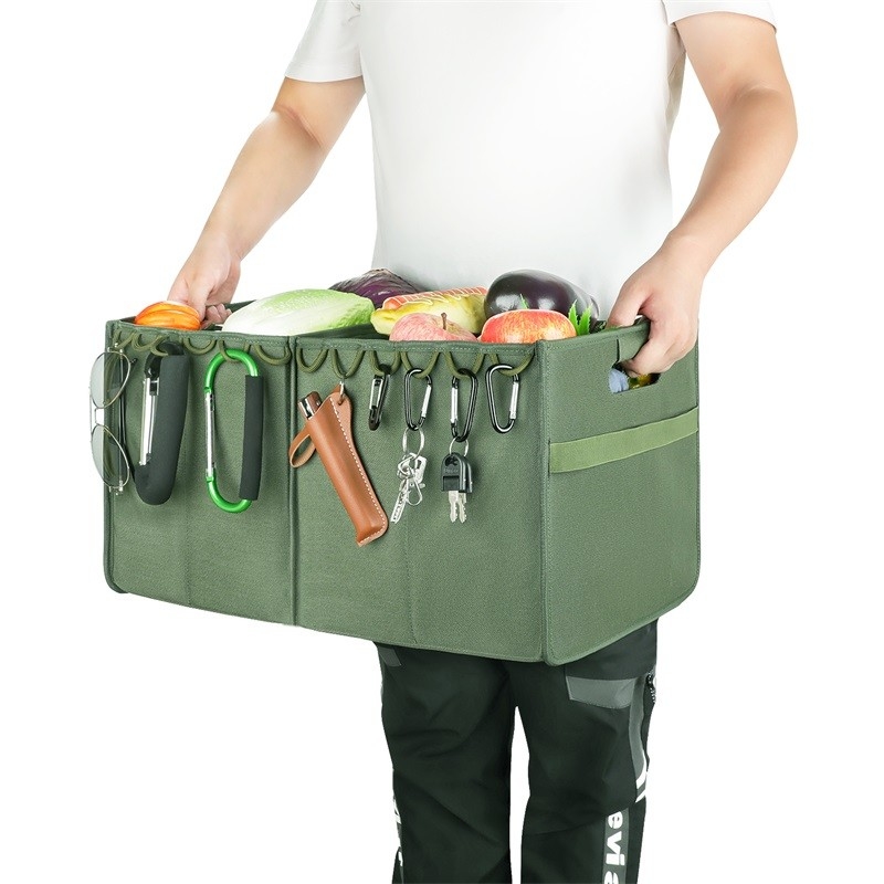 Stoccaggio pieghevole Tote Luggage Storage For Suv del tronco due compartimenti 36x4x9 pieghevoli»