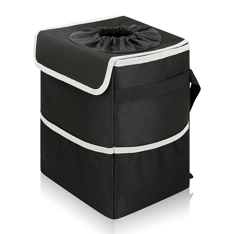 Immondizia 8.4x7.4x10.4 del coperchio del bidone della spazzatura della prova della perdita di Bags Black Hanging dell'organizzatore dell'automobile dei rifiuti»