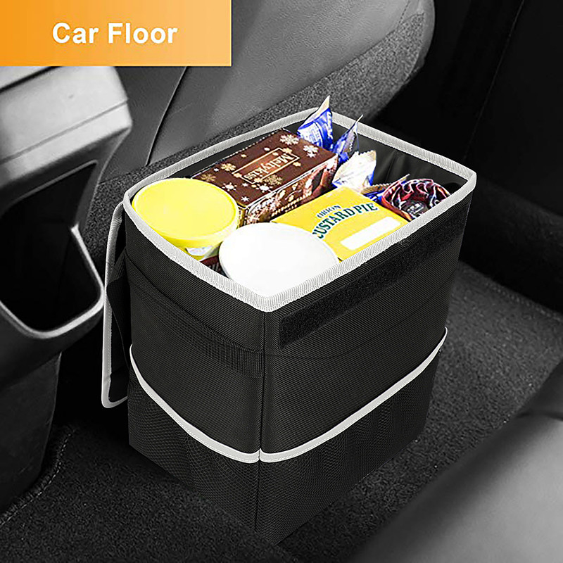 Immondizia 8.4x7.4x10.4 del coperchio del bidone della spazzatura della prova della perdita di Bags Black Hanging dell'organizzatore dell'automobile dei rifiuti»