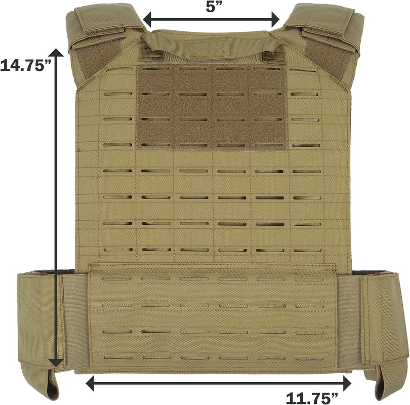 allenamento 11x14 della maglia pesato addestramento di nylon di forza di Brown del coyote di 1000D Cordura»