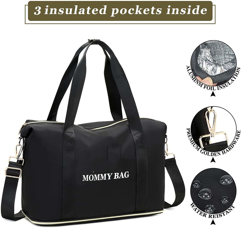 Il pannolino sveglio molle Tote Bags Small Insulated Bottle intasca per neonato personale