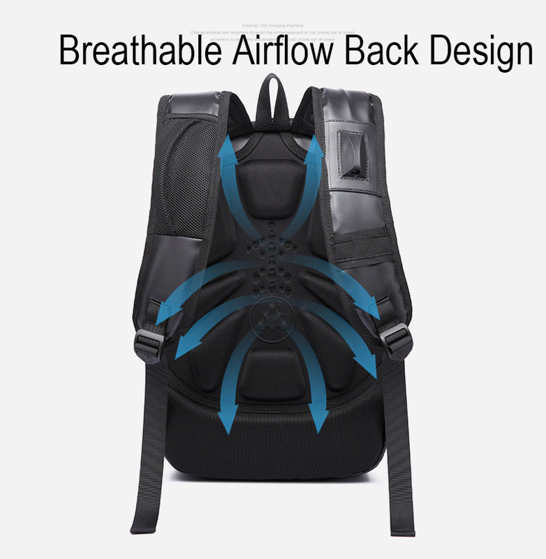 Grande dimensione dura 16.14x10.43x1.18 di EVA Shell Business Backpack Travelling Bags»
