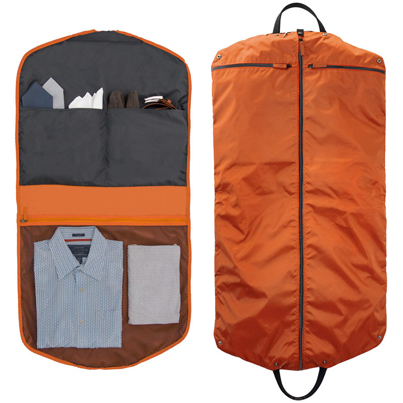 2 in 1 chiusura lampo di Carry On Mens Suit Hanger della borsa di Duffle dell'indumento intasca 1.1LBS
