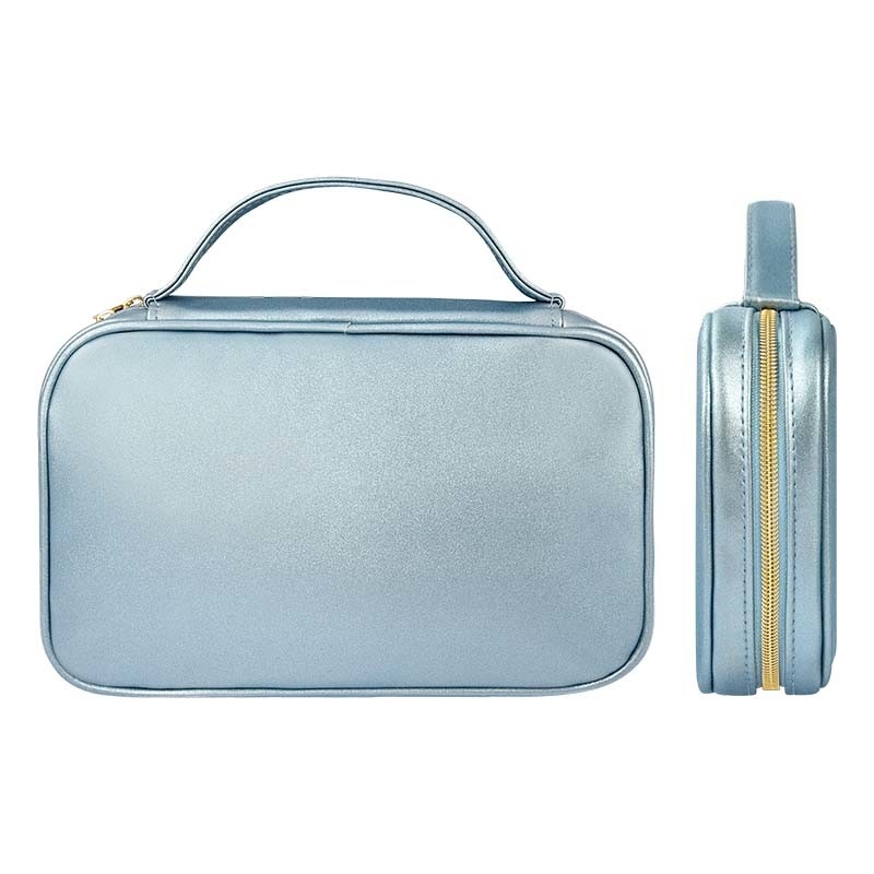 Organizzatore di cuoio Travel Portable 10x6.4x2 del contenitore di cassa dei gioielli di viaggio del piccolo Faux»
