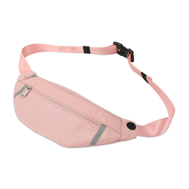 Portafoglio Fanny Pink Pouch Waist Bag della spalla che fa un'escursione corpo inter- per le donne 12.8X9.6»
