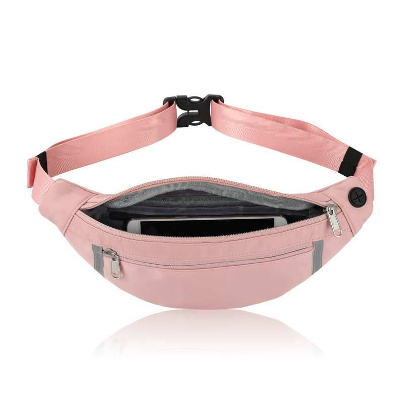 Portafoglio Fanny Pink Pouch Waist Bag della spalla che fa un'escursione corpo inter- per le donne 12.8X9.6»