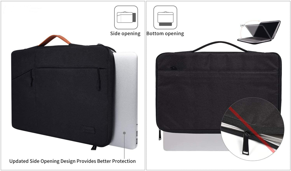 Il computer portatile di affari della tela della mano insacca a 22 pollici a 21 pollici a 11,6 pollici a 10 pollici di Tote Briefcase