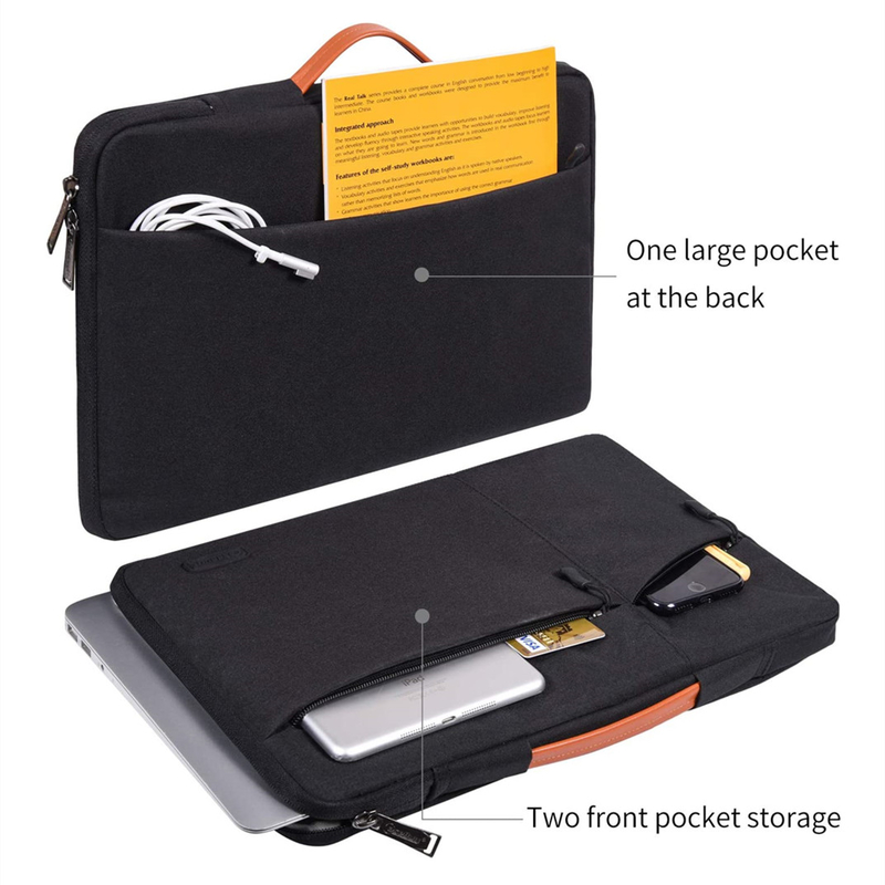 Il computer portatile di affari della tela della mano insacca a 22 pollici a 21 pollici a 11,6 pollici a 10 pollici di Tote Briefcase