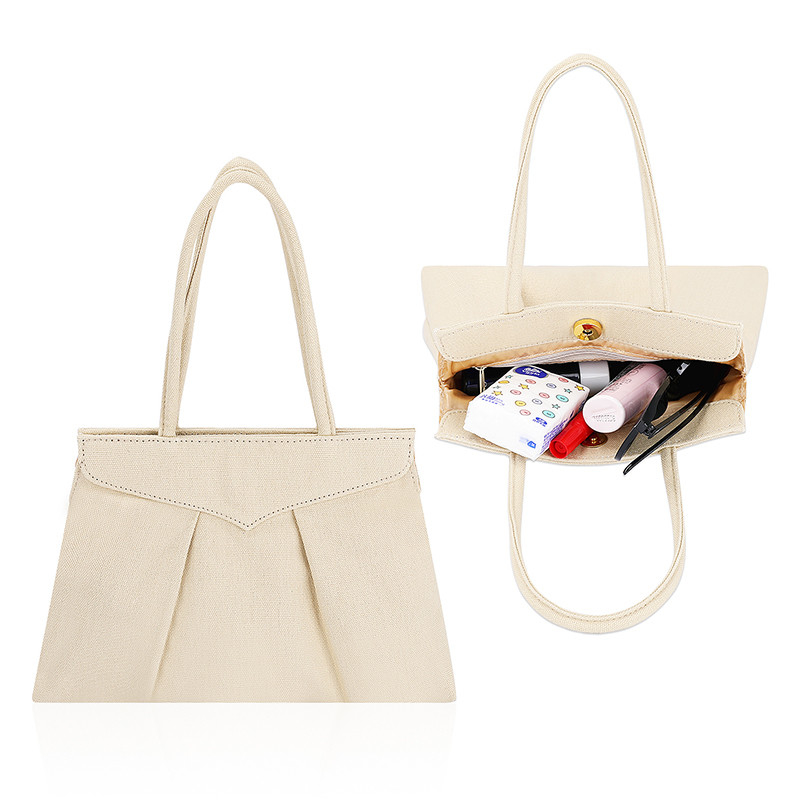 Tela sostenibile Tote Bags Zipper Button 10x7 dei sacchetti della spesa riutilizzabili amichevoli di Eco»
