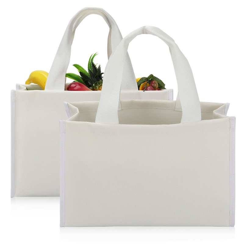 La tela Tote Bag Eco Friendly Shopping insacca il fondo spesso resistente al minuto 4x4x10»