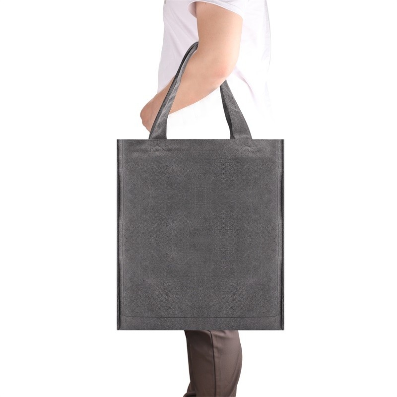 I sacchetti della spesa amichevoli riutilizzabili Tote Women ' borse di Eco della tela di S increspa 13X3X16»