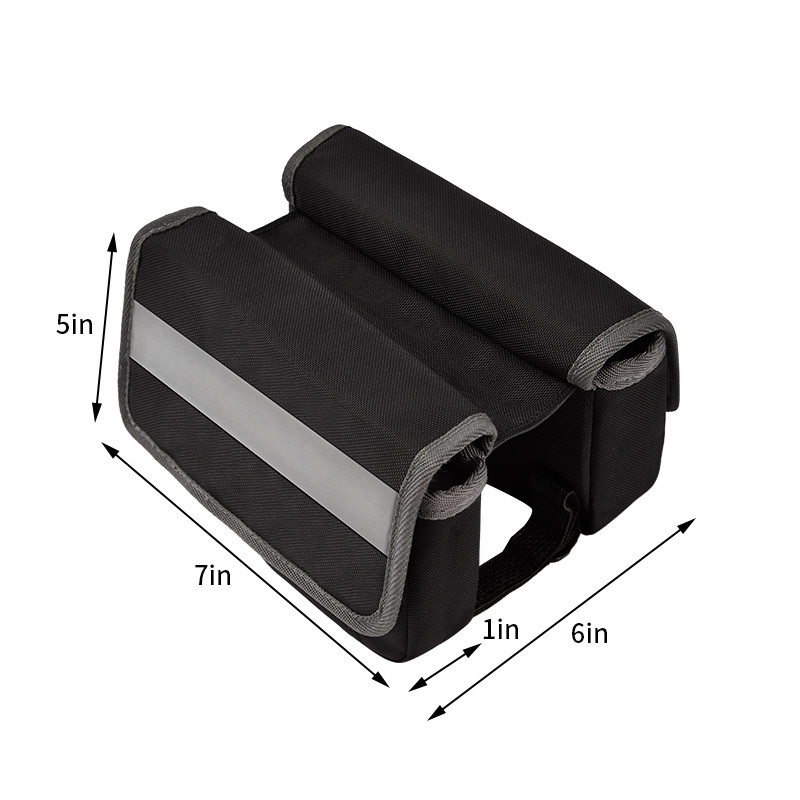 Parte posteriore impermeabile della grande del telefono borsa della bici sotto il sacchetto della striscia riflettente di Seat per il riciclaggio del 7X6X5»
