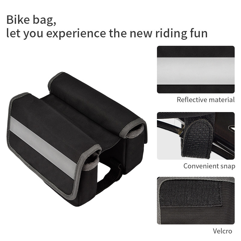 Parte posteriore impermeabile della grande del telefono borsa della bici sotto il sacchetto della striscia riflettente di Seat per il riciclaggio del 7X6X5»