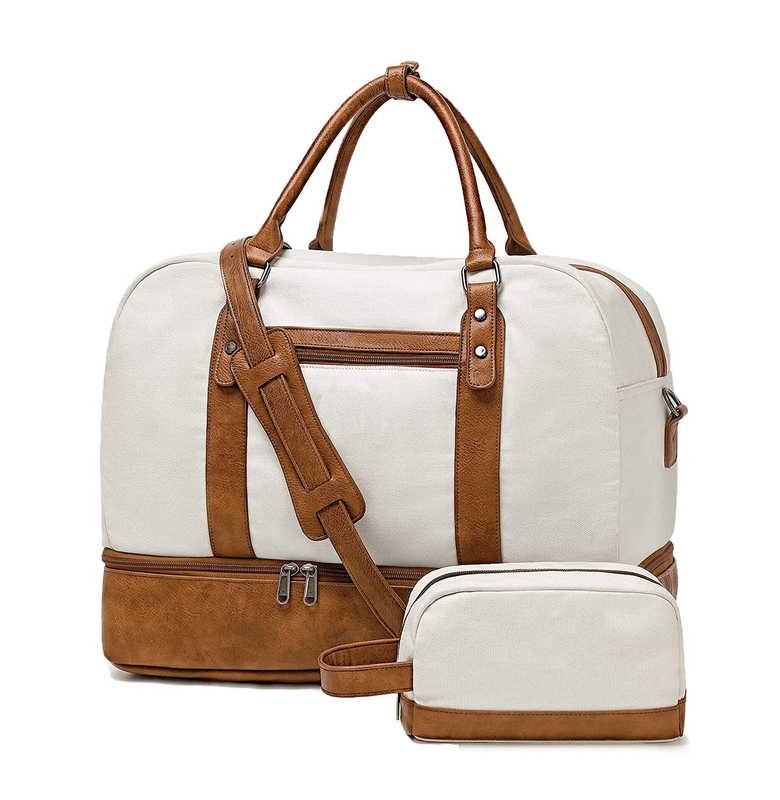 Il viaggio alla moda del Duffel insacca con l'articolo da toeletta 19.7x9.8x14.6 a 19 pollici del compartimento del computer portatile»