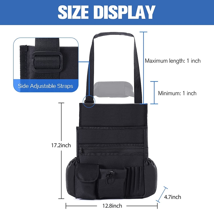 Borsa 12.8X4.7X17.2 di Bag Storage Front Backseat With Removable Cooler dell'organizzatore del tronco di automobile»