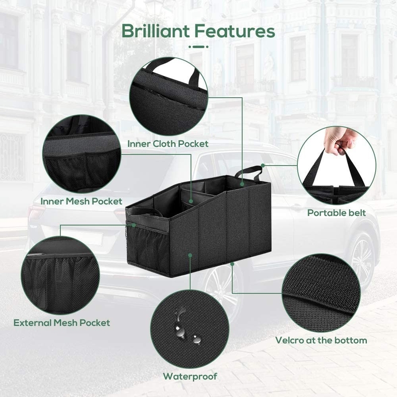 Grande organizzatore di compera Bags Grocery Foldable Front Back Seat Truck 19X10X10 dell'automobile»