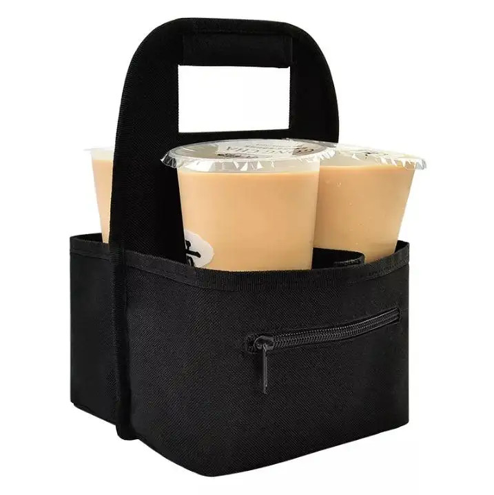 Borsa da caffè portatile, maniche personalizzate per tazze da caffè.