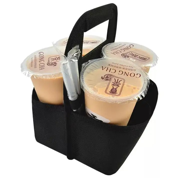 Borsa da caffè portatile, maniche personalizzate per tazze da caffè.