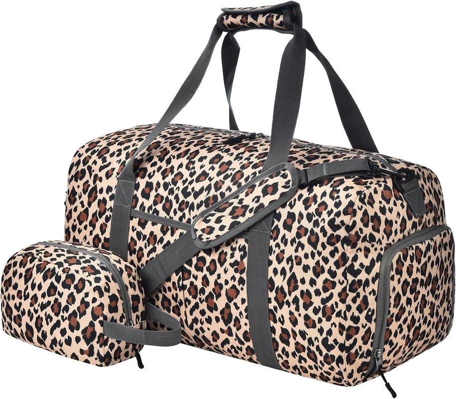 50L ripiegabile grande capacità Weekend Hospital Essentials Overnight Gym Travel Bag con vano scarpe