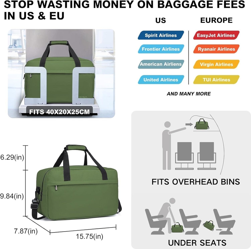 20L sotto il sedile porta-sportivo Tote Gym Weekend Overnight Bag Per Uomini Donne