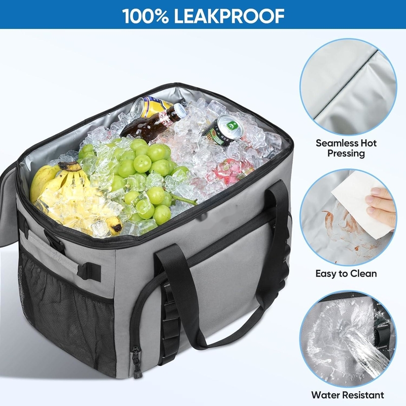 Extra Large 40/60 Can Volume Soft Leakproof Beach Camping Kayaking Road Trips Custom Travel Cooler Bag