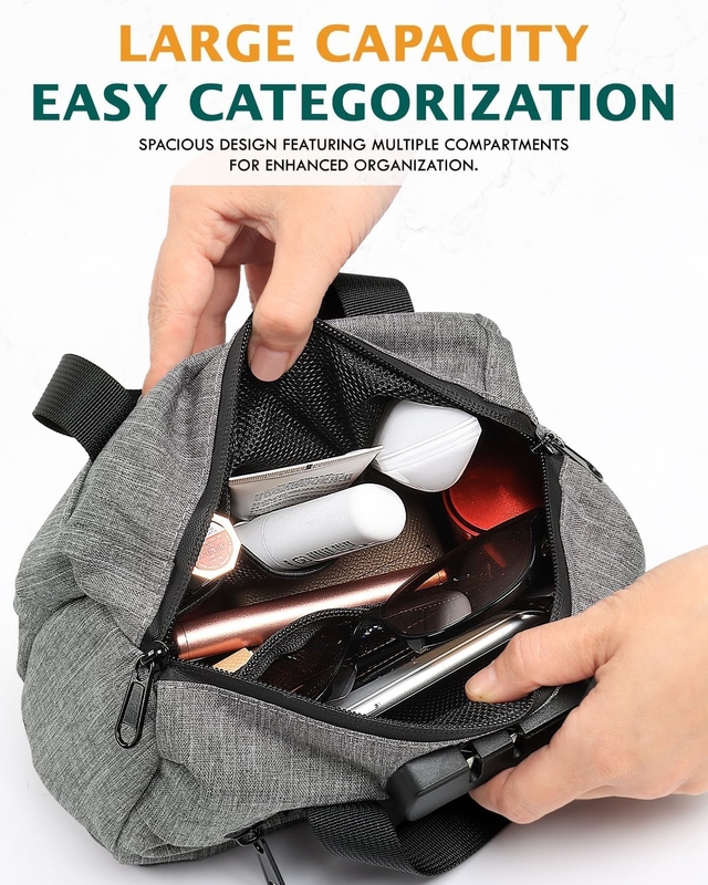 Grandi regali contenitore rivestito di carbone carbone attivo Boston borsa antiodore di viaggio personalizzata con serratura combinata