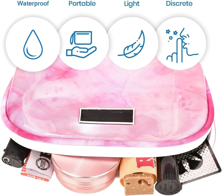 Rosa resistente all' acqua, customisato, sacchetto antiodori con filtro al carbonio per le ragazze