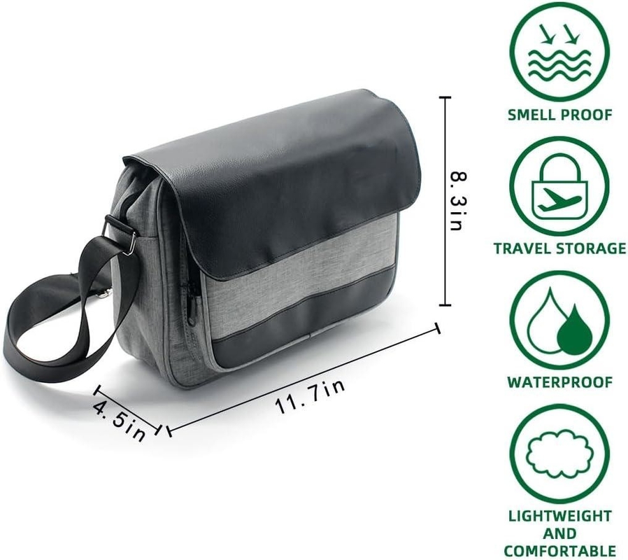 Sicurezza di stoccaggio Borsa da viaggio personalizzata Proof odore per il tabacco Erbe medicinali Accessoio Contenitore per il pranzo