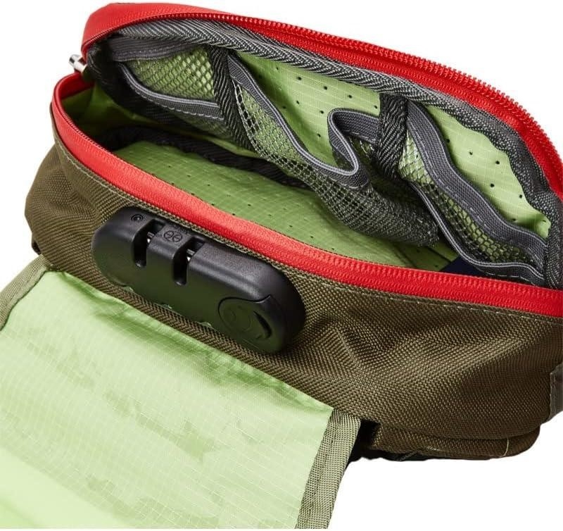 Green Color Fibra di carbonio attivata Borsa antiodore da viaggio personalizzata con serratura Per uomini Donne