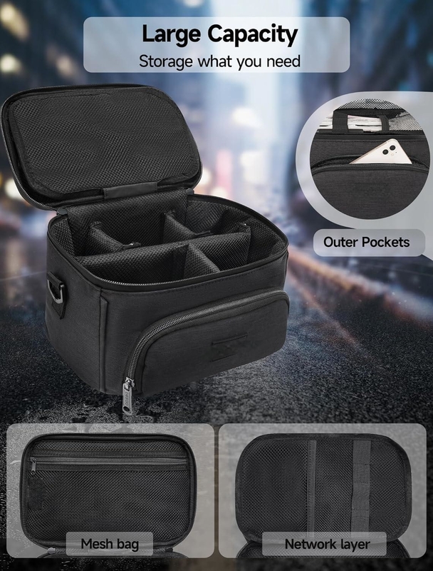 Borsa a prova di odore portatile di grande capacità resistente all'odore personalizzata con cintura a spalla rimovibile