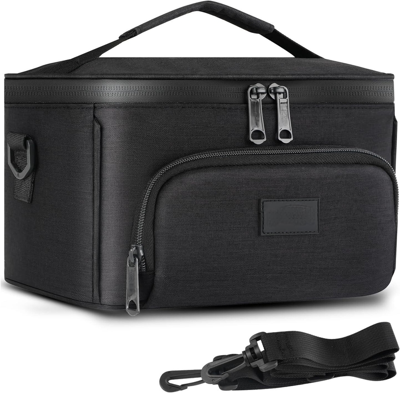 Borsa a prova di odore portatile di grande capacità resistente all'odore personalizzata con cintura a spalla rimovibile