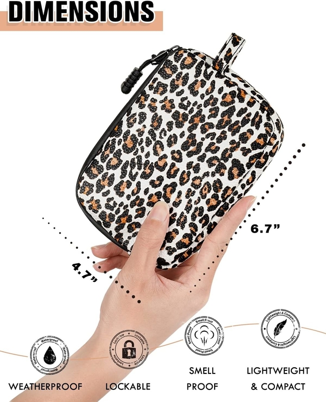Medicina durevole Carbon rivestito Proof odor senza odore Fumare pipa Stash Storage Custom Travel Proof Bag