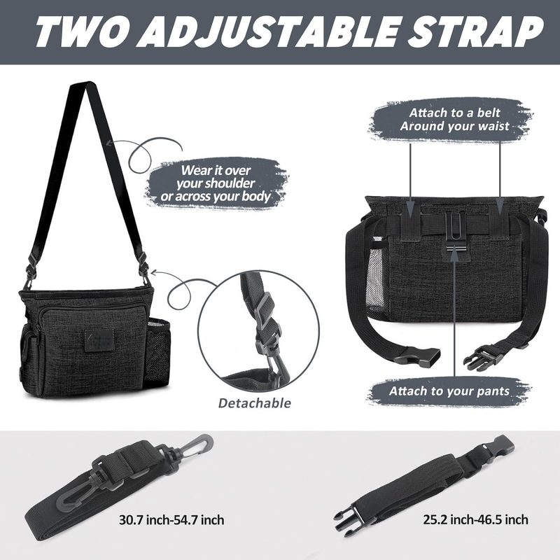 Portable Walking Fanny Pack Custom con tasche multiple
