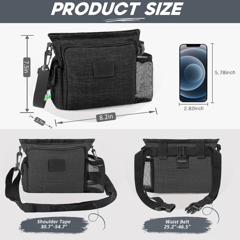 Portable Walking Fanny Pack Custom con tasche multiple