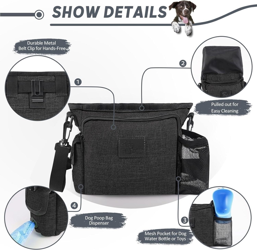 Portable Walking Fanny Pack Custom con tasche multiple