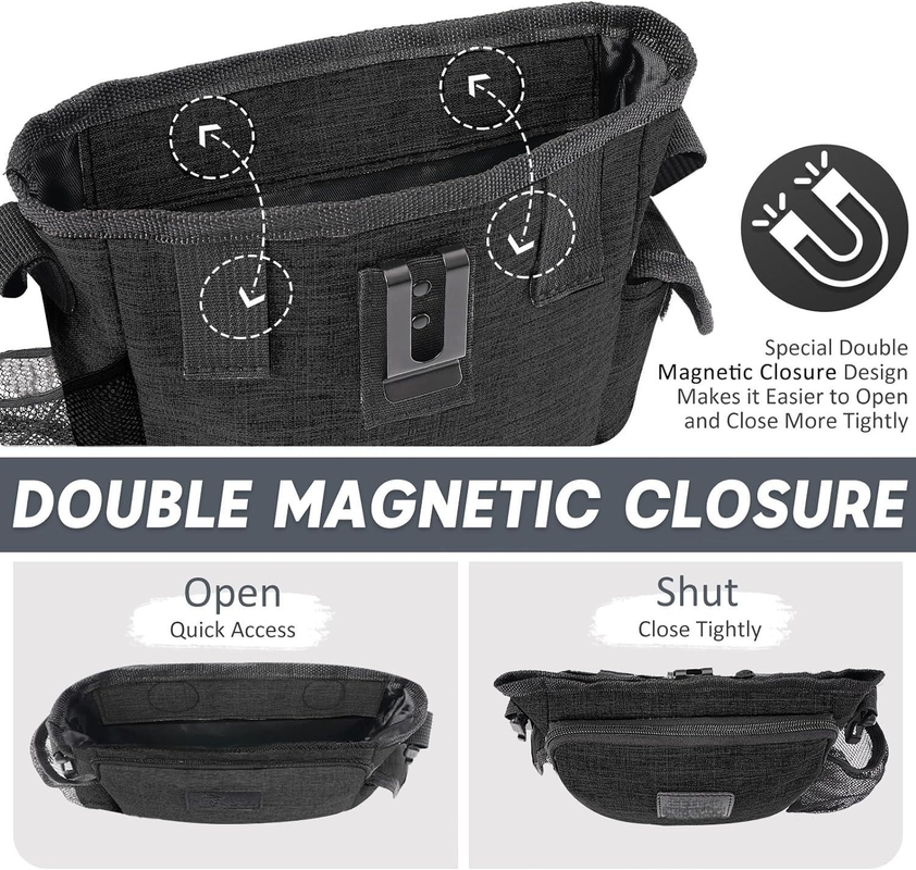 Portable Walking Fanny Pack Custom con tasche multiple