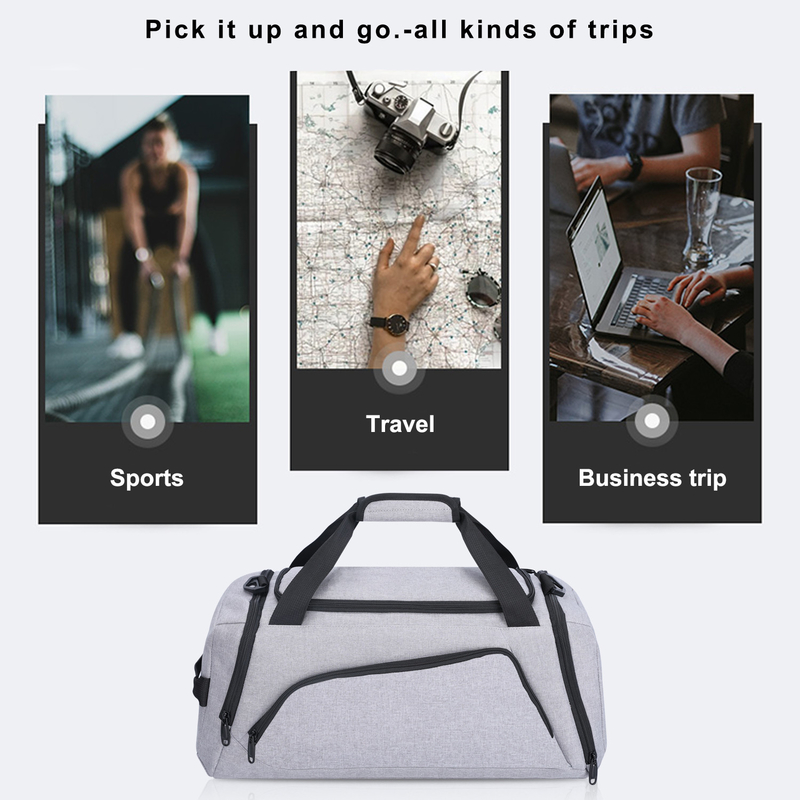 borsa di viaggio del Duffel delle donne di 130l 120l 115l 110l 100l Xl grande con la manica 50x20x24CM del carrello