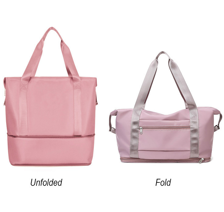 Donna di rotolamento 10.63x21.65x7.09 impermeabili del poliestere 210D della borsa di viaggio del Duffel di sport»