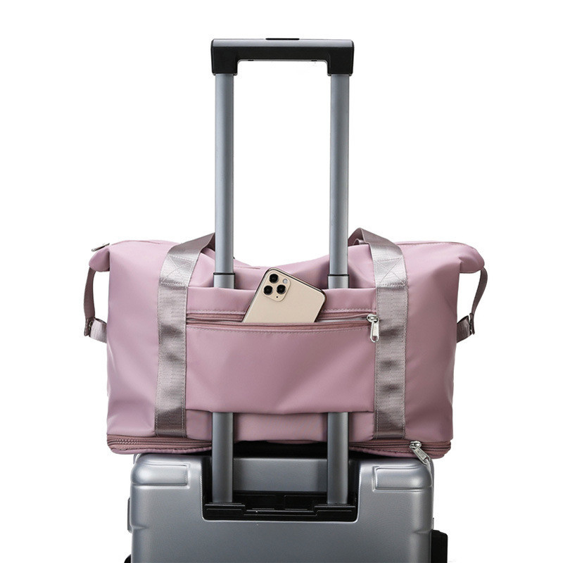 Donna di rotolamento 10.63x21.65x7.09 impermeabili del poliestere 210D della borsa di viaggio del Duffel di sport»