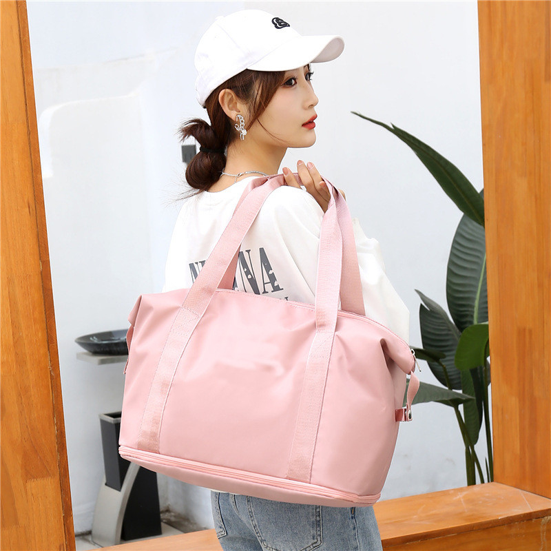 Donna di rotolamento 10.63x21.65x7.09 impermeabili del poliestere 210D della borsa di viaggio del Duffel di sport»