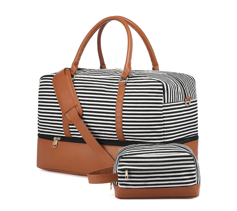 Bagagli Carry On Weekend Tote 16.2x14.5x8 delle borse di tela di viaggio della tela degli uomini»