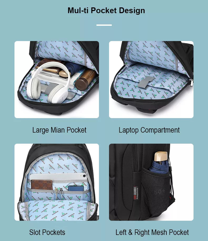 Zaino impermeabile del computer portatile di anti furto di Xl per 1 viaggio di settimana 3 giorno 34x19x48CM di giorno 5