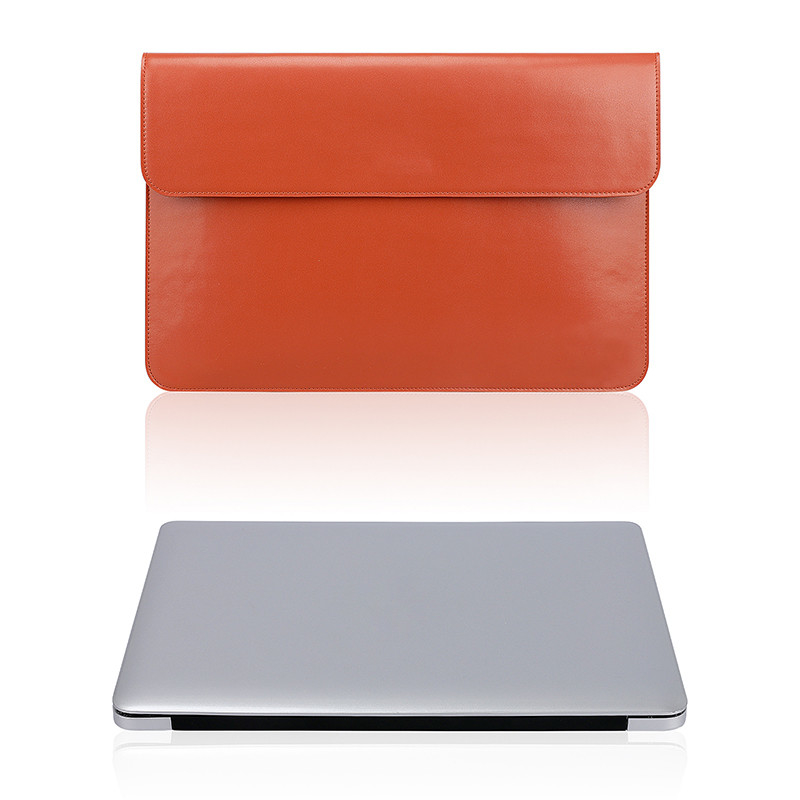 Il computer portatile di affari delle donne insacca per la falda di busta di cuoio della manica a 13,3 pollici del computer del Macbook Pro 13