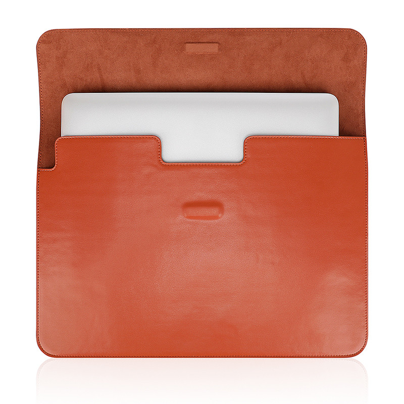 Il computer portatile di affari delle donne insacca per la falda di busta di cuoio della manica a 13,3 pollici del computer del Macbook Pro 13